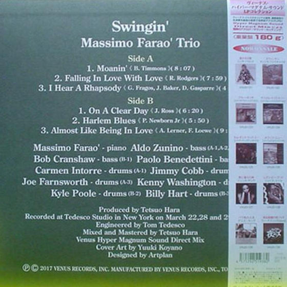 The Massimo Farao' Trio - Swingin' (Japanese edition) - AudioSoundMusic