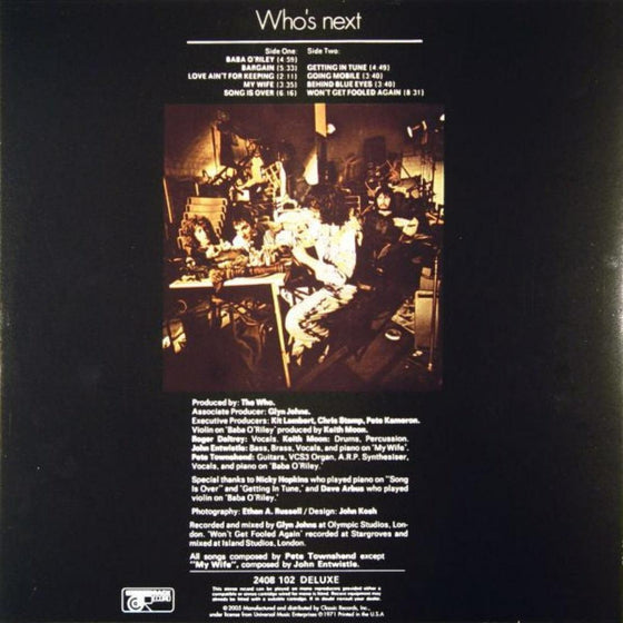 The Who – Who's Next (140g) - AudioSoundMusic