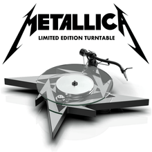  Turntable Pro-ject Metallica Limited Edition (Clamp and dustcover not included) - AudioSoundMusic