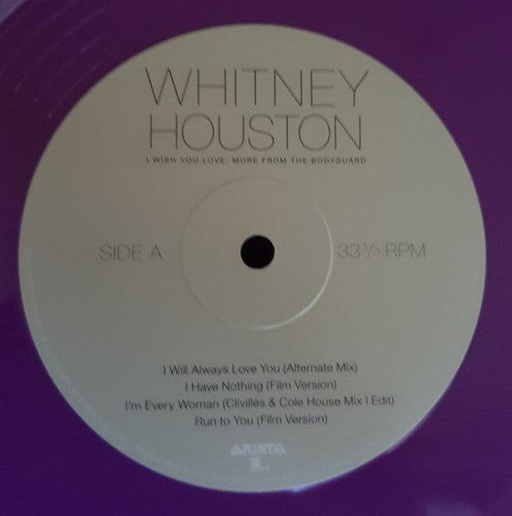 Whitney Houston - I Wish You Love: More From the Bodyguard (2LP, Purple Vinyl) - AudioSoundMusic